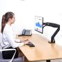 NB North Bayou Monitor Desk Mount Ultra Wide Full Motion Swivel Long Arm with Gas Spring for 22-35Monitors from 6.6 to 26.4lbs Height Adjustable Monitor Stand F100A-B NB North Bayou Monitor Desk Mount Ultra Wide Full Motion Swivel Long Arm with Gas Spring for 22-35Monitors from 6.6 to 26.4lbs Height Adjustable Monitor Stand F100A-B