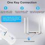 UPPOON 1200Mbps WiFi Extender Signal Booster for Home, Coverage Up to 3000 sq.ft and 25 Devices, 2.4 & 5GHz Dual Band Internet Amplifier Repeater with 5 Working Modes