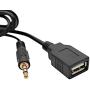 Car AUX Adapter, Car Stereo CD Changer USB&AUX Adapter Fit for Ford Focus 2005-2007, Edge 2007-2010, Explorer 2006-2009, F150,F250,F350 2005-2009 16pin