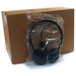 Encore ENC-313 Classroom Stereo Bulk Headphones with Leatherette Earpads - 25 Pack