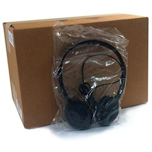 Encore ENC-313 Classroom Stereo Bulk Headphones with Leatherette Earpads - 25 Pack