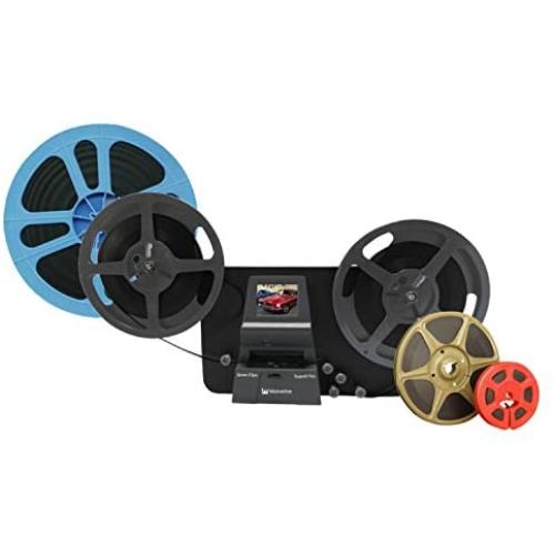 Wolverine 8mm & Super 8 Reels to Digital MovieMaker Pro Film Digitizer, Film Scanner, 8mm Film Scanner, Black (MM100PRO) Wolverine 8mm & Super 8 Reels to Digital MovieMaker Pro Film Digitizer, Film Scanner, 8mm Film Scanner, Black (MM100PRO)