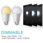 ACEMAX Smart WiFi Light Bulb Tunable Soft White to Daylight (2700K-6500K) 100W Equivalent Dimmable Sunrise Cold White Warm White LED Compatible with Amazon Alexa Echo Google Home Assistant iFTTT ACEMAX Smart WiFi Light Bulb Tunable Soft White to Daylight (2700K-6500K) 100W Equivalent Dimmable Sunrise Cold White Warm White LED Compatible with Amazon Alexa Echo Google Home Assistant iFTTT