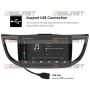 Android 10 Car Stereo for Honda CRV 2012-2015 10.1 Inch Double Din GPS Navigation 2G +32G Support Bluetooth Mirror-Link WiFi 4G with Rear View Camera