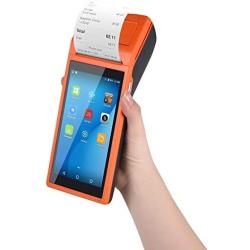 Aibecy All in One Handheld PDA Printer Smart POS Terminal Wireless Portable Printers Intelligent Payment Terminal Function BT/WiFi/USB OTG/ 3G Communication