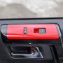 Car Window Lift Switch Button Cover Tirm for Toyota 4Runner 2010-2020 (Red)