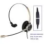 Phone Headset RJ9 for Office Call Center with Noise Cancelling Mic with Extra 3.5mm Connetor for Mobiles Compatible with Avaya Nortel Aastra Toshiba Phone