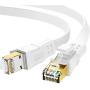 Cat 8 Ethernet Cable 50 ft, 26AWG Heavy Duty High Speed RJ45 Patch Cord, Cat8 LAN Gold Plated 40Gbps 2000Mhz Network, Indoor, Outdoor & Weatherproof S/FTP UV Resistant for Router/Modem/Gaming/Switch