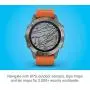 Garmin fenix 6 Sapphire, Premium Multisport GPS Watch, Features Mapping, Music, Grade-Adjusted Pace Guidance and Pulse Ox Sensors, Titanium with Orange Band