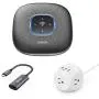 Anker PowerConf, PowerPort Cube, PowerExpand+ Conference Bundle, Portable Bluetooth Speakerphone with Enhanced Voice Pickup, Compact USB Power Strip with 3 Outlets & 3 USB Ports, USB C to HDMI Adapter Anker PowerConf, PowerPort Cube, PowerExpand+ Conference Bundle, Portable Bluetooth Speakerphone with Enhanced Voice Pickup, Compact USB Power Strip with 3 Outlets & 3 USB Ports, USB C to HDMI Adapter