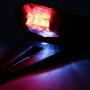 CICMOD Rear Fender Mount Red LED Tail Light Brake Lamp Turn Signals License Plate Light for Custom Off-Road Motorcycle Dirt Bike