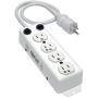 Tripp Lite Medical-Grade Power Strip, 4 15A Hospital-Grade Outlets, 7ft. Cord, UL 1363A, (PS-407-HG-OEM)