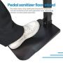Foot Operated Soap Dispenser Hand Sanitizer Dispensers Stand Kit Non-Contact Adjustable with Pedal Refillable Soap Bottles for Office Toilet Restaurant