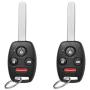 YITAMOTOR Key Fob Keyless Entry Remote Compatible for 2008 2009 2010 2011 2012 Honda Accord (Sedan Only) Car Key Replacement for KR55WK49308