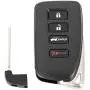 X AUTOHAUX Replacement Keyless Entry 4 Button Remote Key Fob 314.3Mhz HYQ14FBB for Lexus RX350 RX450h