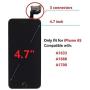 for iPhone 6S Screen Replacement Black,Drscreen LCD Touch Digitizer Complete Display for A1633, A1688, A1700,with Home Button Proximity Sensor Ear Speaker Front Camera Screen Protector and Repair Tool