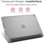 MoKo Case Fit 2018/2017 iPad 9.7 6th/5th Generation - Slim Lightweight Smart Shell Stand Cover with Translucent Frosted Back Protector Fit Apple iPad 9.7 Inch 2018/2017, Black(Auto Wake/Sleep)