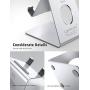 Lamicall Cell Phone Stand, Desk Phone Holder Cradle, Compatible with Phone 12 Mini 11 Pro Xs Max XR X 8 7 6 Plus SE, All Smartphones Charging Dock, Office Desktop Accessories - Silver Lamicall Cell Phone Stand, Desk Phone Holder Cradle, Compatible with Phone 12 Mini 11 Pro Xs Max XR X 8 7 6 Plus SE, All Smartphones Charging Dock, Office Desktop Accessories - Silver