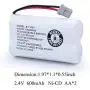 QBLPOWER BT-1007 Rechargeable Cordless Telephone Batteries Compatible with Uniden BT1007 BBTY0651101 BT904 BT-904 BT1015 BBTY0460001 BBTY0700001 Panasonic HHR-P506 HHR-P506A (2 Pack BT1007 Batteries)