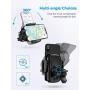 Mpow Car Phone Mount, Air Vent Phone Holder, 3-Level Adjustable Clip, Upgrade Clamp Arm, One Button Release, Rotatable Phone Mount Compatible iPhone 12 11 Pro MAX XS XR X 8 7 6Plus Galaxy S20 Etc