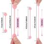 18 Pieces Magnetic Cable Ties Silicone Cable Management Earphone Organizers Reusable Cord Clips Set for Bundling Organizing Hanging Holding Items, Fridge Magnet, Keychain for Home Office School