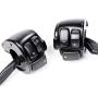 1 Pair Motorcycle 1'' Handlebar Switches Control and Wiring Harness Compatible with Harley