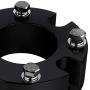 Supreme Suspensions - Front Leveling Kit for 2007-2021 Toyota Tundra and 2007-2021 Toyota Sequoia 2.5'' Front Lift Strut Spacers 2WD 4WD (Black)