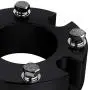 Supreme Suspensions - Front Leveling Kit for 2007-2021 Toyota Tundra and 2007-2021 Toyota Sequoia 2.5'' Front Lift Strut Spacers 2WD 4WD (Black)