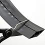 D-Line 6 Foot Floor Cord Cover, Cable Protector, CC-1, Protect Cords and Prevent Trip Hazards, Black