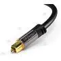 KabelDirekt – 10 feet – Optical Digital Audio Cable (Fiber Optic, TOSLINK, Male to Male, Home Theater, Gold Plated, for PlayStation/PS4 & Xbox – Pro Series)