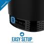 Sabrent USB 3.0 4 Bay 2.5” Hard Drive/SSD Docking Station with Fan (DS-4SSD)