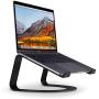 Twelve South Curve for MacBooks and Laptops | Ergonomic desktop cooling stand for home or office (matte black)