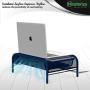 NEATERIZE Monitor Stand for Desk - Metal Monitor Stand Riser and Laptop Desk Stand with Organizer - Desktop Computer Stand and Monitor Riser Stand for Desk with Drawer - Improves Airflow - (Navy)