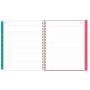 Blue Sky 2021 Monthly Planner, Flexible Cover, Twin-Wire Binding, 8'' x 10'', Garden Flower (101621-21)