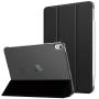 MoKo Case Fit New iPad Air 4th Generation 2020 - iPad Air 4 Case 10.9 inch Slim Lightweight Shell Stand Cover with Translucent Frosted Back Protector for iPad Air 4, Auto Wake/Sleep,Black