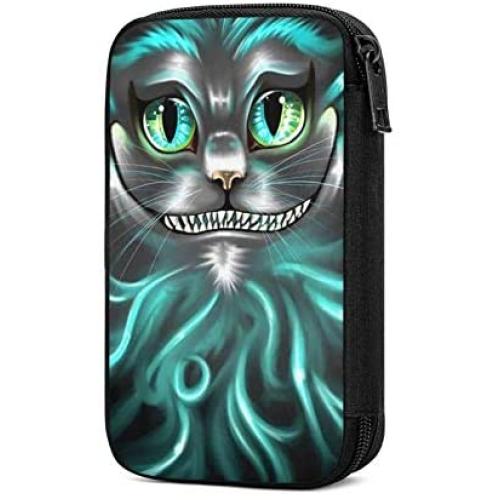Hxuedan Cheshire Cat The Data Cable Storage Bag is A Portable and Independent Design SuitableVFor Travelers to Place The Data Cable, Earphone and Electronic Product Data Cable Storage Bag