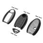 TANGSEN Key Fob Case Black Cover for INFINITI EX FX X G JX M Q QX Series for NISSAN ALTIMA COUPE ARMADA GTR MAXIMA MURANO CROSS CABRIOLET PATHFINDER ROGUE SENTRA VERSA 4 Button Keyless Entry Remote