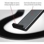 Twelve South Curve for MacBooks and Laptops | Ergonomic desktop cooling stand for home or office (matte black)