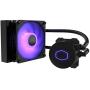 Cooler Master MasterLiquid ML120L RGB V2, Close-Loop AIO CPU Liquid Cooler, 120 Radiator, SickleFlow 120mm, RGB Lighting, 3rd Gen Dual Chamber Pump for AMD Ryzen/Intel LGA1200/1151