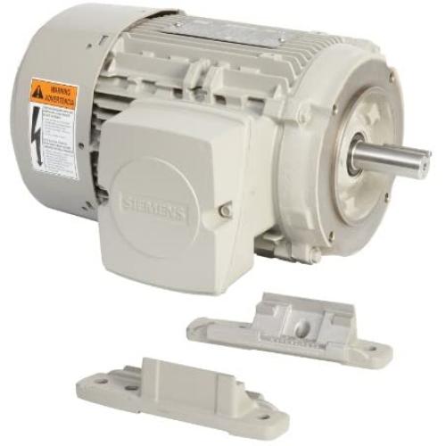 Siemens 1LE21211CA314EA3 5-HP 3600 Rpm 208 230/460-volt 184tc General Purpose Electric Motor Nema Premium Efficient Aluminum Frame, Aluminum Rotor