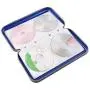 alavisxf xx CD Holder, 72 Capacity CD/DVD Case Holder Portable Wallet Storage Organizer Hard Plastic Protective Storage Holder for Car Travel(72 Capacity, Blue 72)