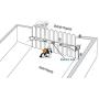 TOPENS ET24 Automatic Electric Gate Lock for DC 24V Swing Gate Opener Gate Operator System Device Safe Security Gate Lock