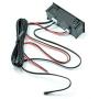 Car Temperature Clock - Car Clock 12V 3 in 1 Thermometers Voltmeter Gauge Electronic Clock LED Digital Display LCD Screen