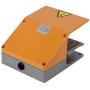 Foot Pedal Switch YDT1‑15 380VAC Foot Operated Pedal Controller Dual Electrical Switches for Electrical Machine Power Supply Clip Kit