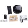 Wireless Doorbell by SadoTech – Waterproof Door Bells & Chimes Wireless Kit, 1000-ft Range,52 Door Bell Chimes, 4 Volume Levels with LED, Wireless Doorbells w/ 1 Receiver & 1 Button, Crosspoint, Black
