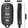 VOFONO Perfect Car Key Fob Replacement Keyless Remote Fit for Toyota 4Runner 1999-2009/Sequoia 2001-2008 FCC ID:HYQ12BAN HYQ12BBX HYQ1512Y (Pack of 2) VOFONO Perfect Car Key Fob Replacement Keyless Remote Fit for Toyota 4Runner 1999-2009/Sequoia 2001-2008 FCC ID:HYQ12BAN HYQ12BBX HYQ1512Y (Pack of 2)