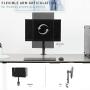 VIVO Single Monitor Adjustable Tilt Desk Mount Stand for 1 LCD Screen up to 27 inches STAND-V001C