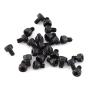 Hex Socket Screws, 300Pcs M3 Black Alloy Steel Hex S ocket Screws Bolt with Hex Nuts Washers Assortment for Electronic Products(A)