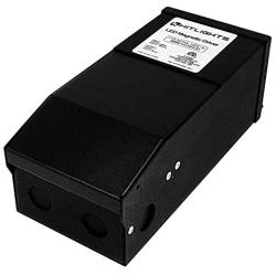 HitLights 300 Watt Dimmable Driver, Magnetic LED Driver - 110V AC-24V DC Transformer. Made in The USA. Compatible with Lutron and Leviton for LED Strip Lights, Constant Voltage LED Products