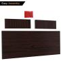 WUDENHOM Monitor Stand Riser, Wood Sturdy Desktop TV Laptop Computer Printer Stand Keyboard Storsge Desk Shelf Organizer Risers for Office School Home(Dark Brown)